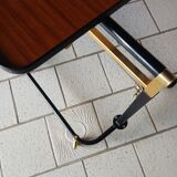 Adjustable rolling table in formica – Italian design by Damato – 1970s