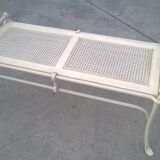 Wrought iron bench
