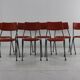 Set of eight stackable kitchen chairs by Ahrend De Cirkel Holland