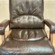 Swivel armchair and its ottoman "drabert" for "gerd lange".
