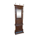 Oak wall coat door