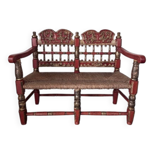 Fauteuil bas espagnol - paille