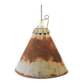 Metal lamp, industrial style, 1950s
