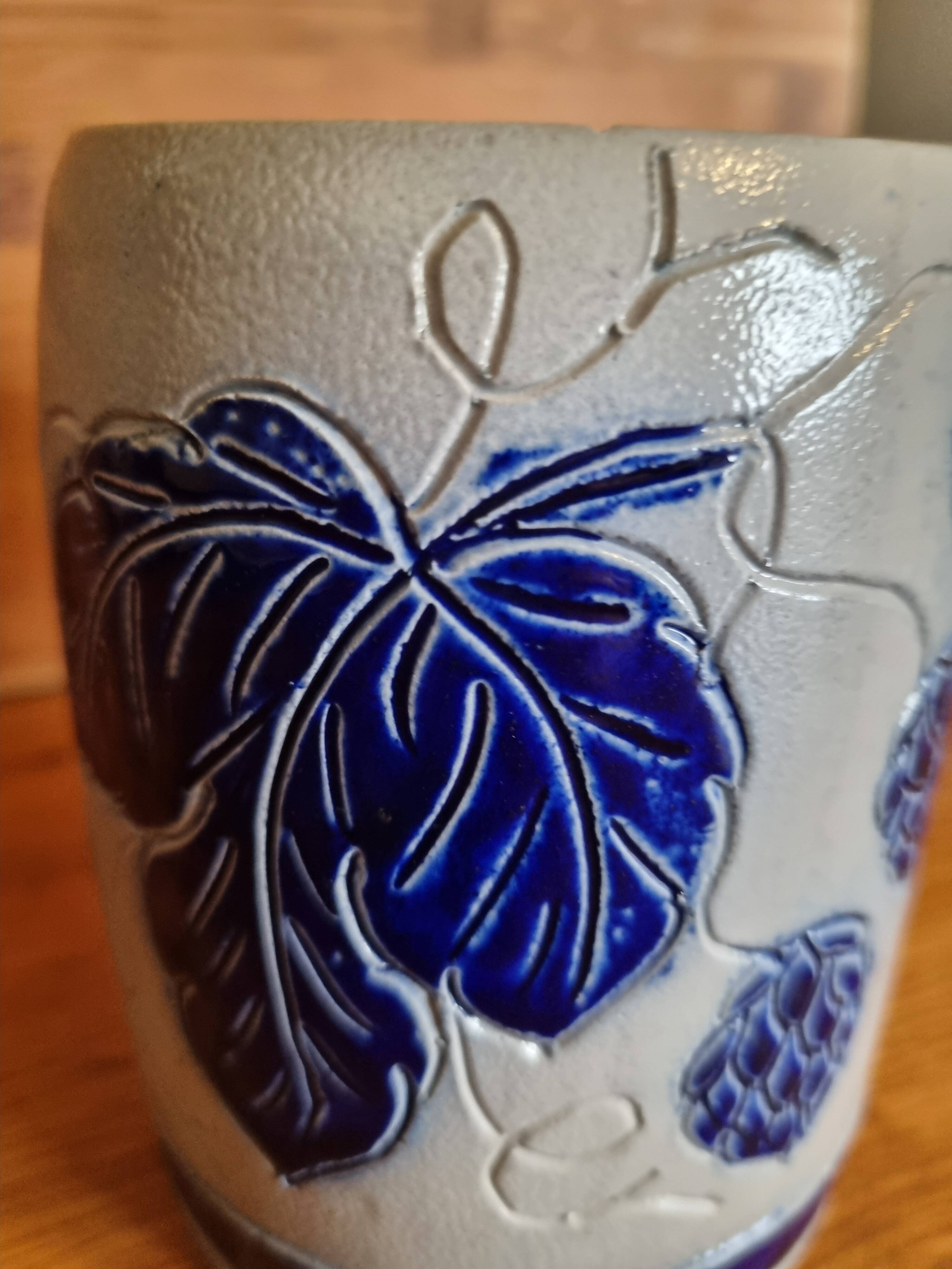 Mug en grès au sel d'Alsace Antoine Krummeich Betschdorf