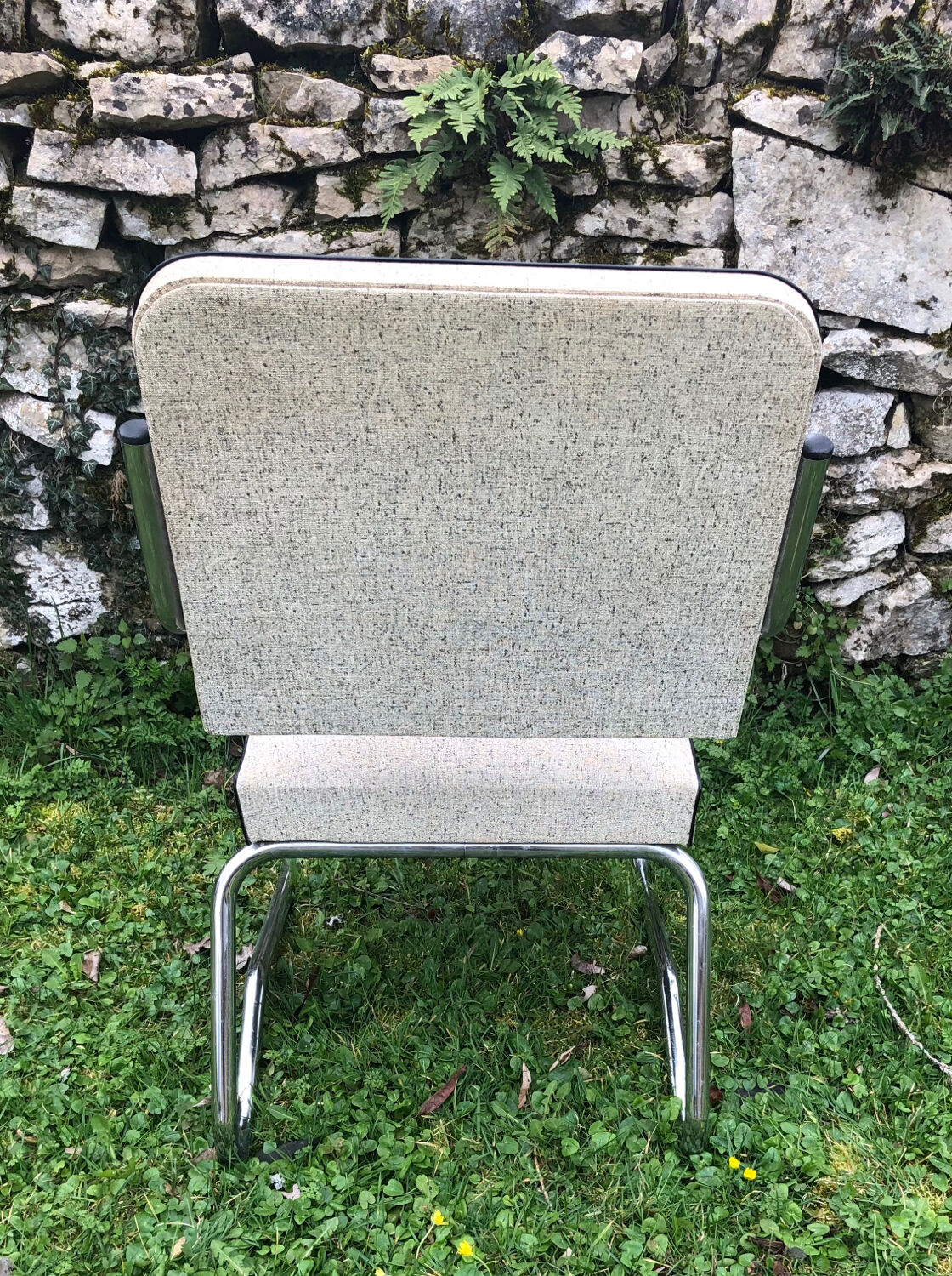 Leatherette office armchair