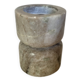 Diabolo marble candle holder
