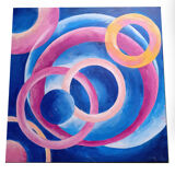 Orphism abstract painting