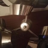 Chandelier chrome flowers 3 balls 1970