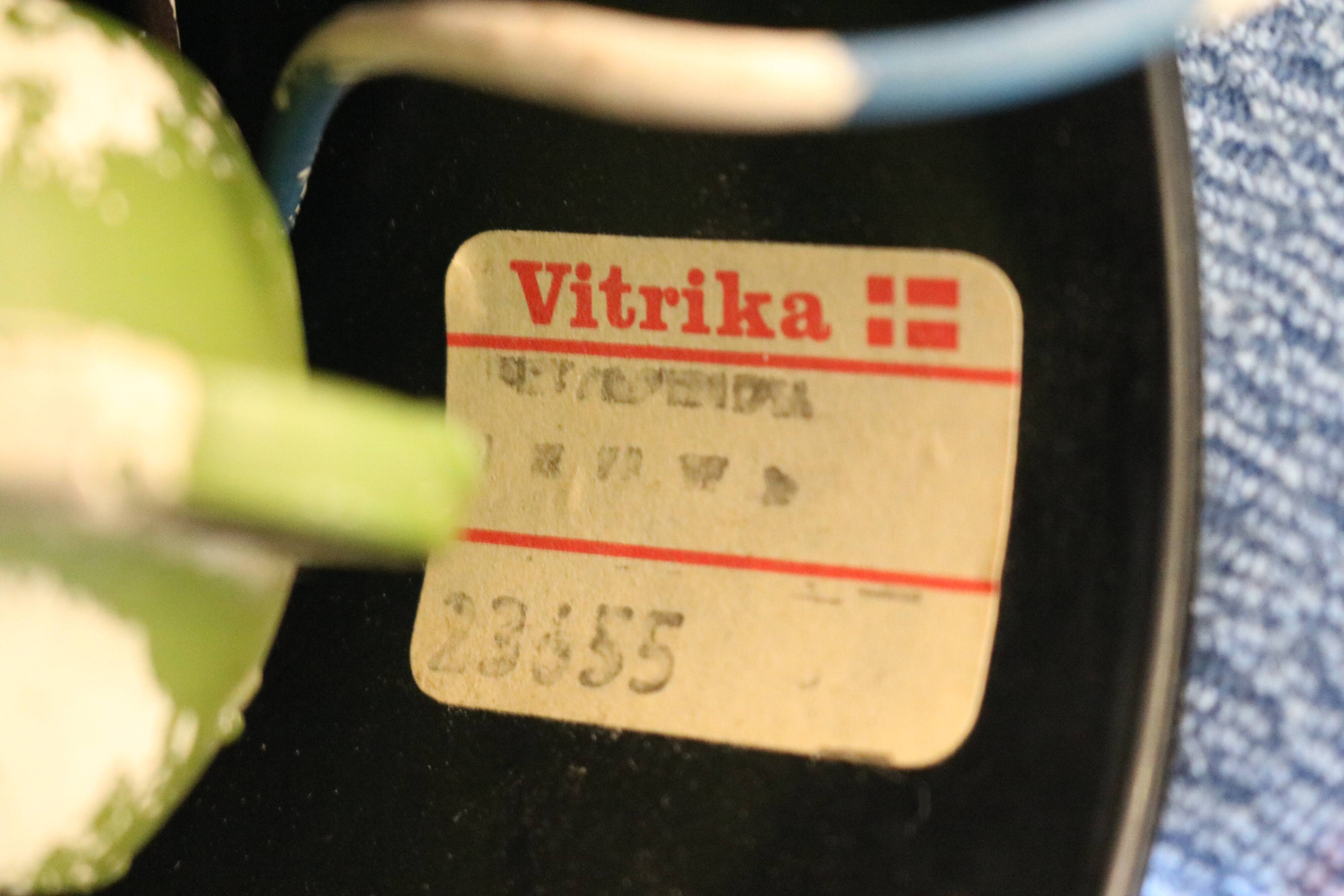 Vitrika golden messing vintage lamp: 1970s Scandinavian Mid-Century Modern