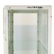 Old metal pharmacy cabinet medicine cupboard glass industrial 1950s