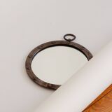 Circular metal porthole mirror, 1950s/60s