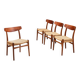 Hans J. Wegner set of four CH23 dining chairs