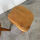 Pair of Henri Bataille oak stools