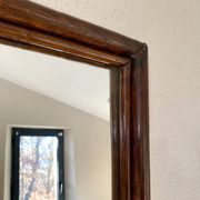 Miroir bois 37x60 cm, années 80