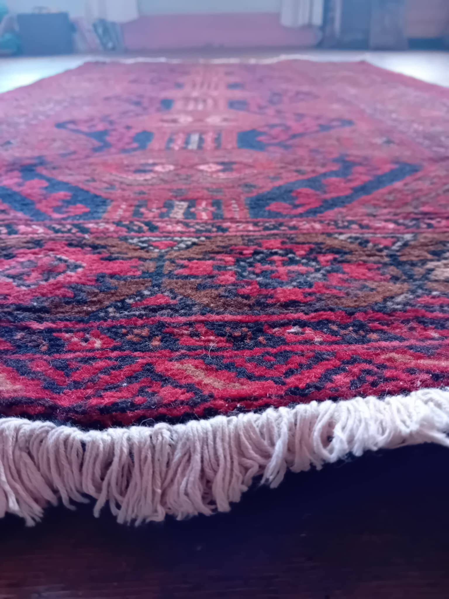 Handmade Persian Beluch rug 180x100cm