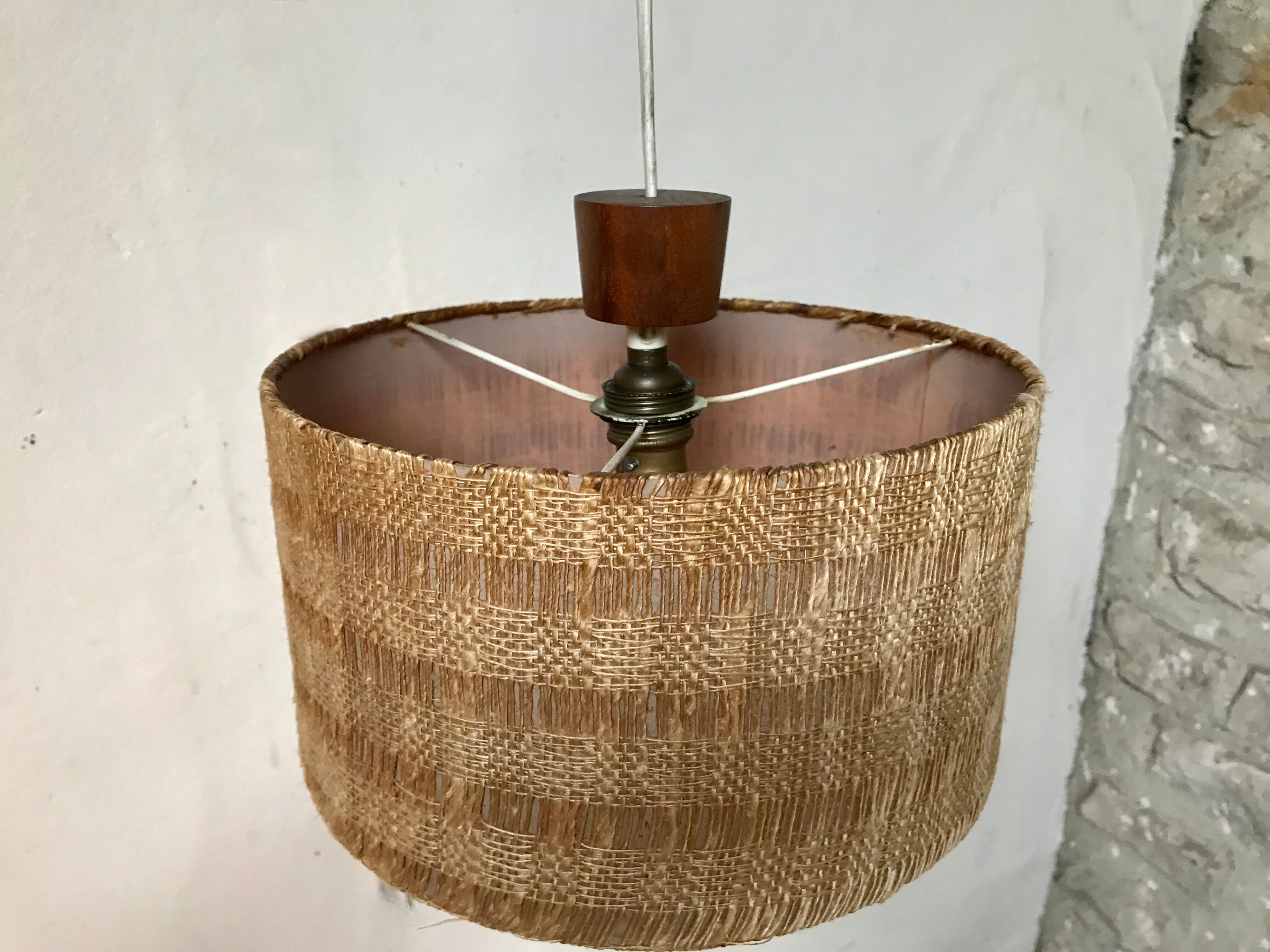 Teak wall lamp, 1950
