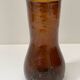 Vintage amber blown glass artisanal vase