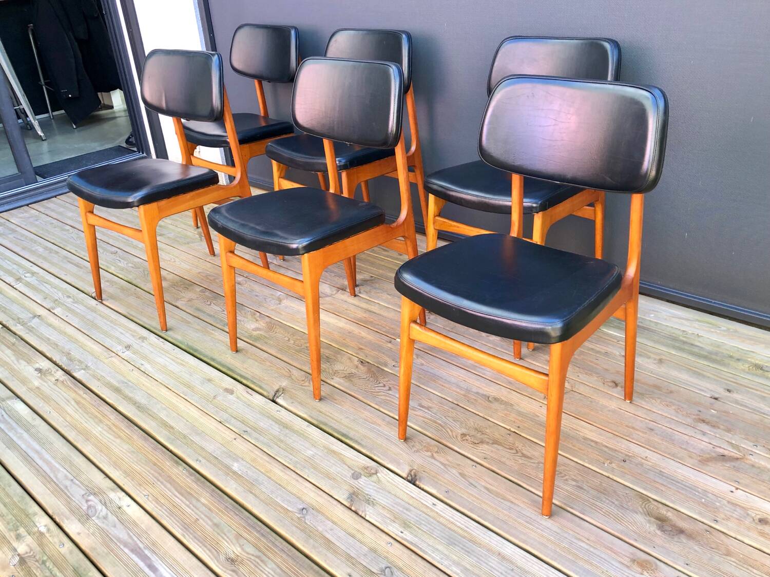 Set of Scandinavian chairs