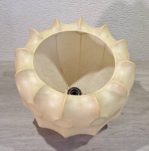 Suspension Cocoon Space Age Goldkant Lights Friedel Wauer Vintage 1960 1970