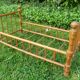 Napoleon III style doll bed