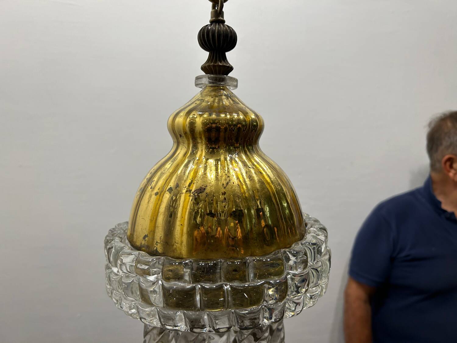 Art Deco Murano Glass Chandelier 1920/40’s