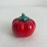 Vintage tomato salt or pepper shaker in slip