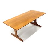 Vintage coffee table / bench by J. O. Carlsson, Vetlanda designed by Karl Erik Ekselius