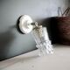 Chiseled glass wall lamp