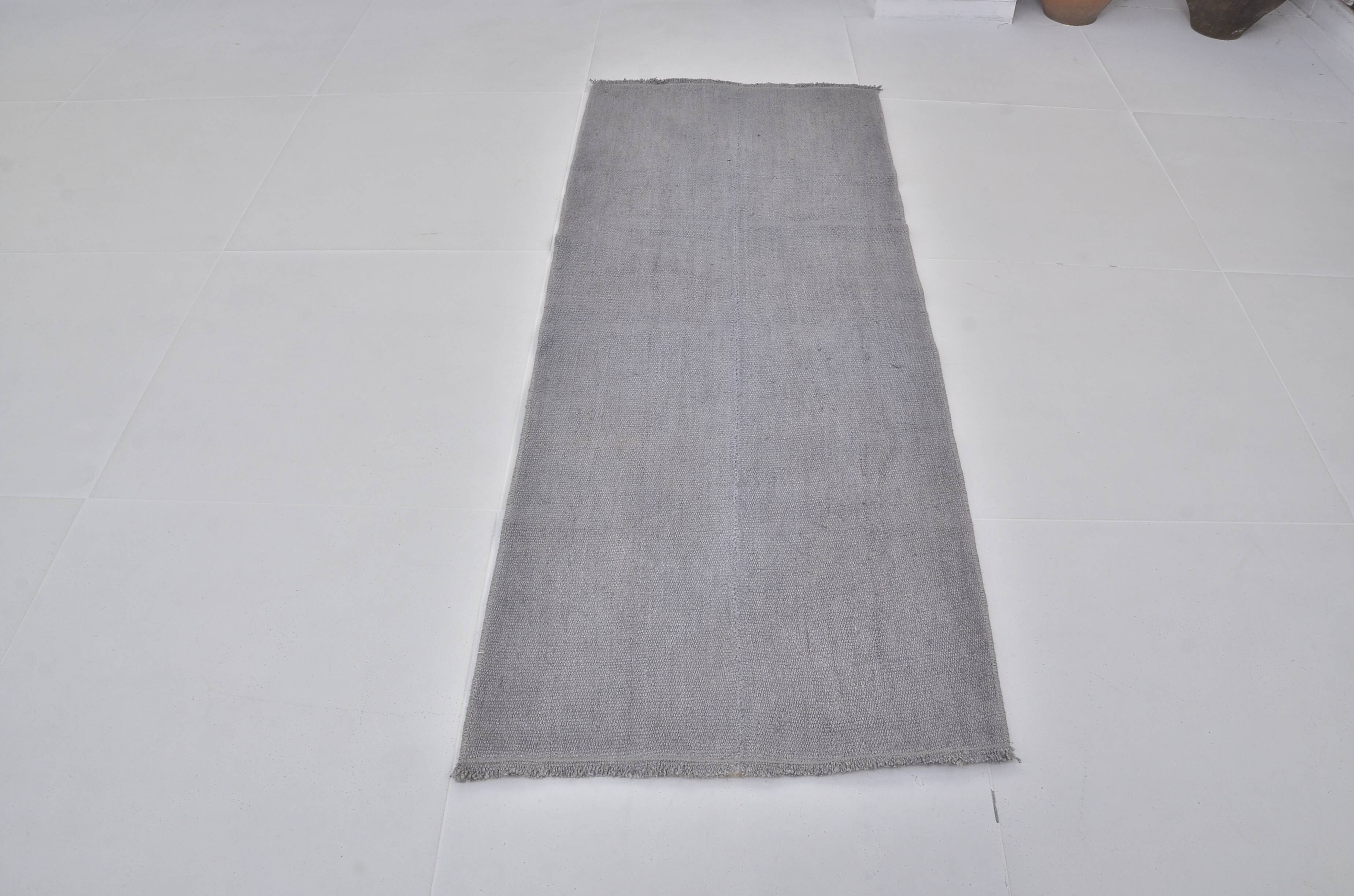 Vintage Grey Hemp Kilim Rug sku 3955
