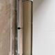 Big chrome Bauhaus / functionalist wall lamp with lampshade - 1930s