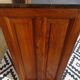 Walnut buffet with black marble top