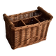 Panière en rotin pour couverts