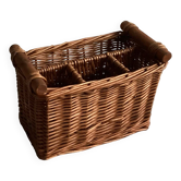 Panière en rotin pour couverts