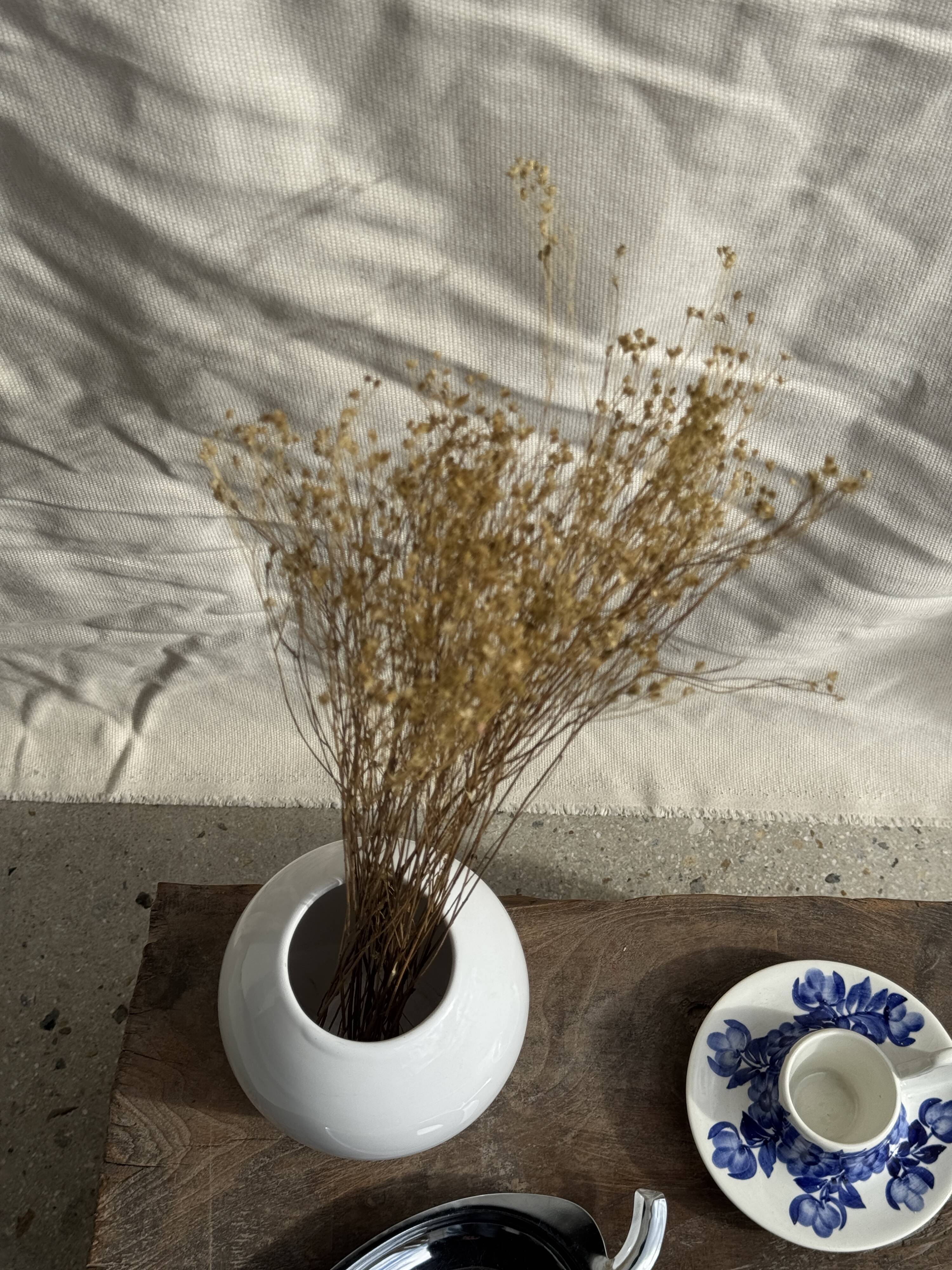 Vintage blue and white hand-held egg cup Poland D13