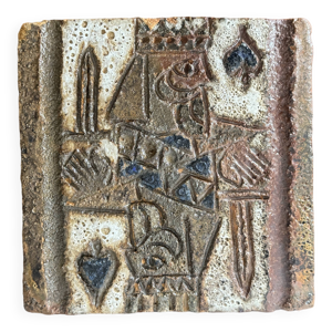 Plaque en céramique - atelier