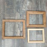 Trio of wooden frames