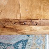 Farmhouse table 200 x 80 light oak