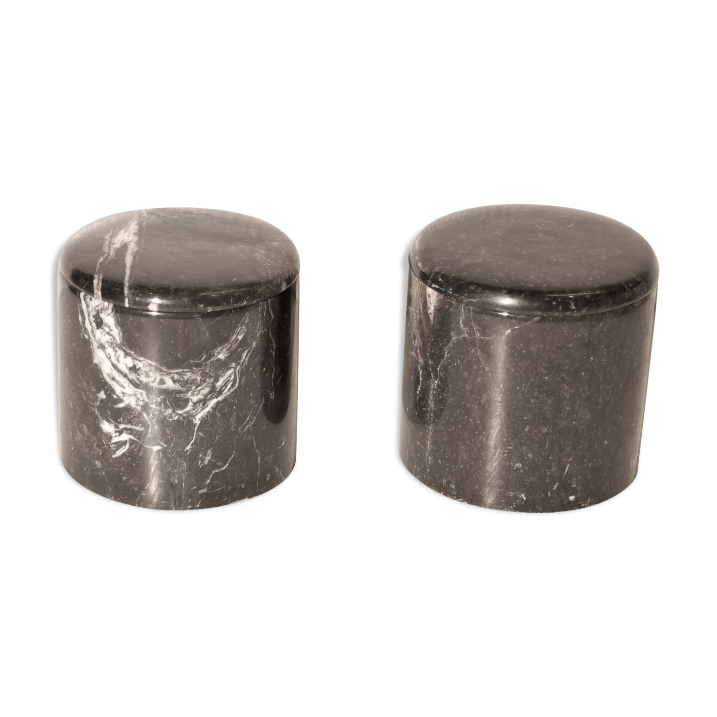 Black marble box duo
