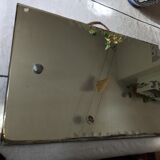 Rectangular art deco mirror