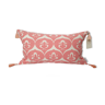 Ottoman cushion cover white / bright pink - 30 x 50