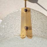 70's design glass pendant light