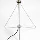 Original 1960s metal chrome floor lamp by Josef Hurka for Napako Czech