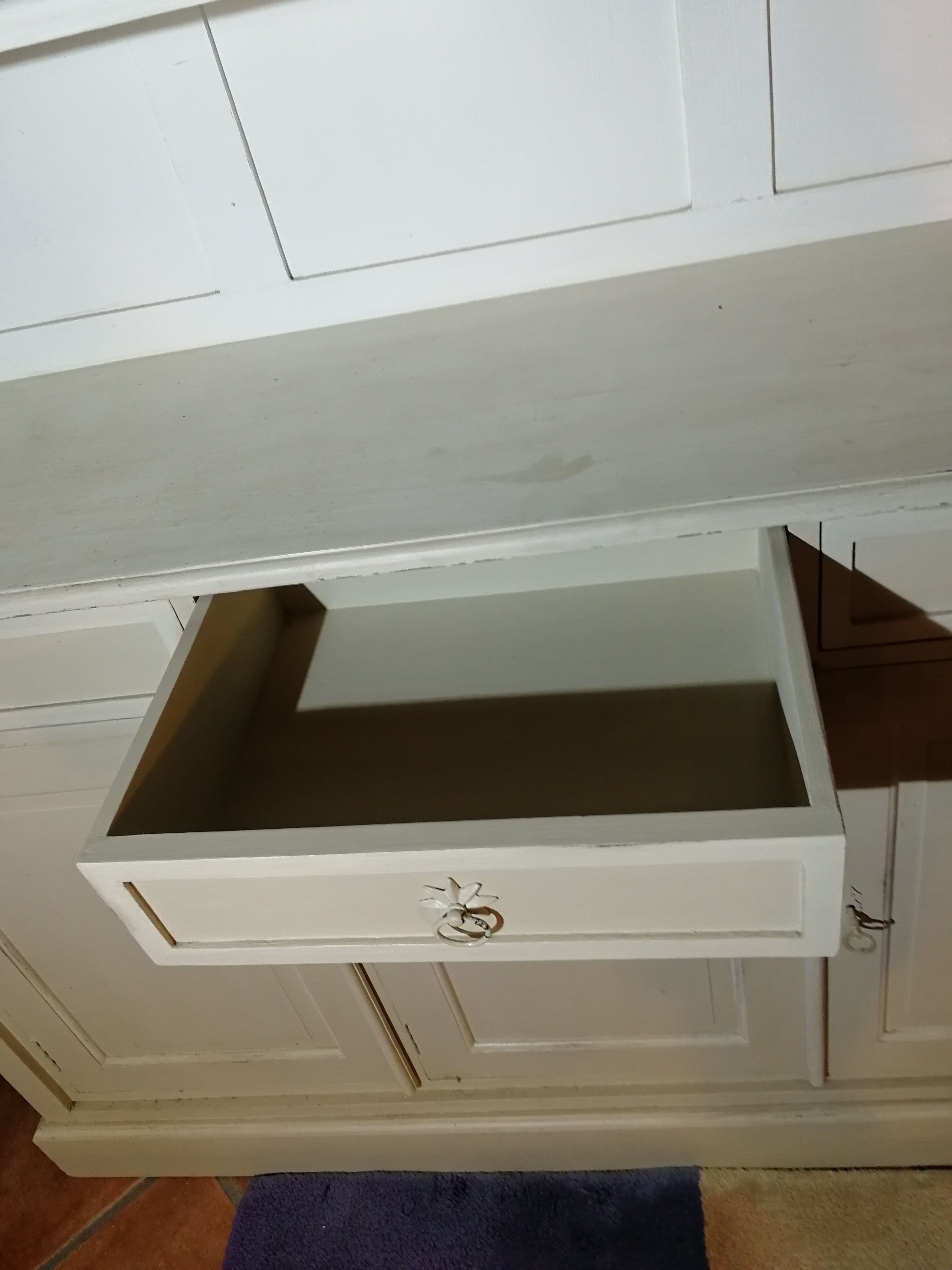 Furniture of old loom and shelf 216 cm 42 x 199 cm