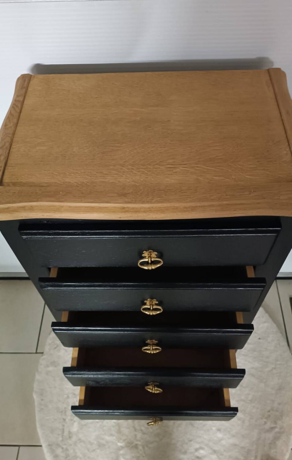 Semainier chiffonnier de style Louis XV