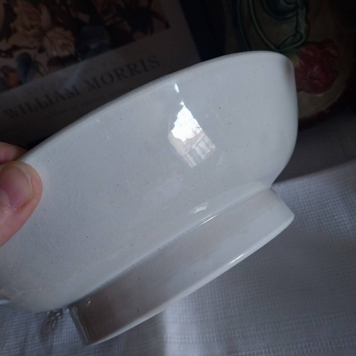 Vintage Art Deco compote dish Lunéville K&G