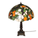 Tiffany-style lampshade with fruits and grapes