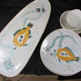 Service de table à poisson, 1960s , M.B.F.A, par ETEL
