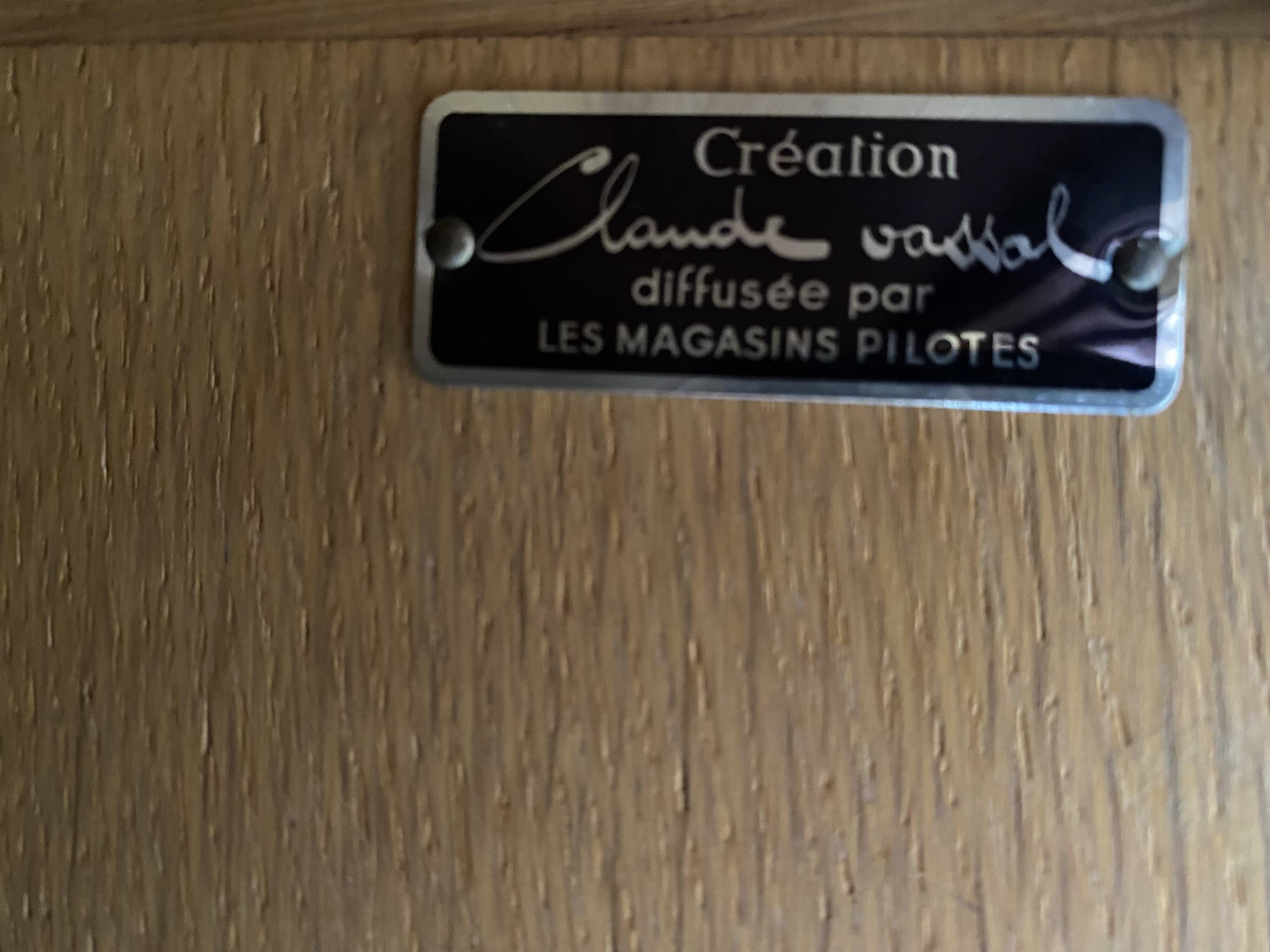 Buffet enfilade vintage Claude Vassal