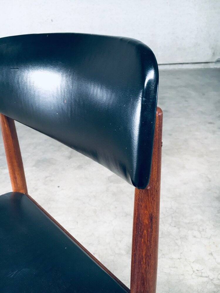 Mid-Century Dutch Design Dining Chairs, 1960s, Set of 4