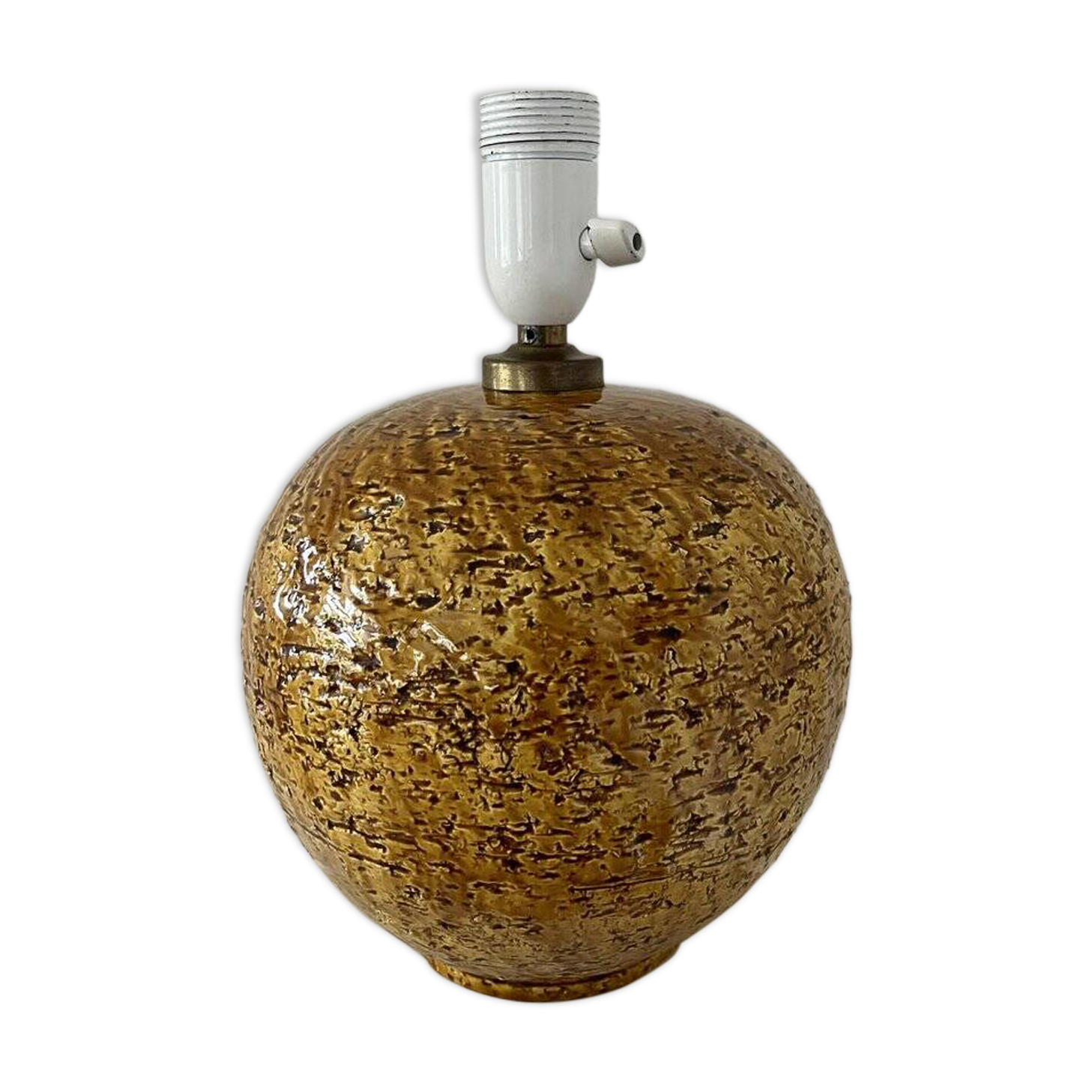Table lamp by Gunnar Nylund for Rörstrand, sweden, chamotte, 1960s